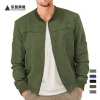 New cross-border men's clothing from TEMU, Amazon, European and American fashion and casual bestsellers, suede lightweight sweatshirt jacket Specification image